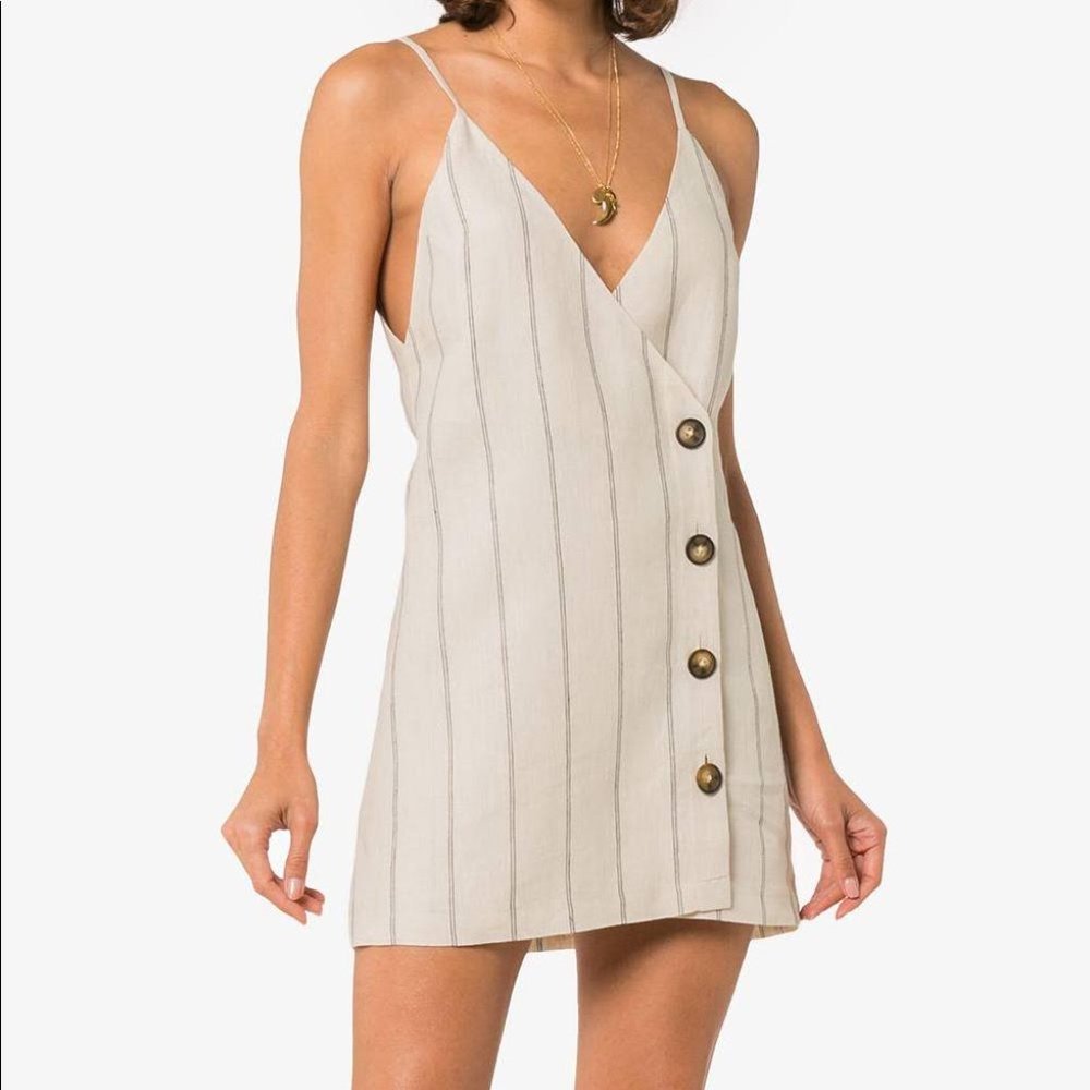 Reformation Cayman Linen Mini Dress
